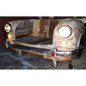 Sofá de Coche Ambassador Reciclado, Elegante y Moderno, Muebles Industriales para Sala de Estar, Directo de Fábrica - Product Image 3