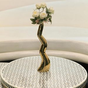 Florero de Aluminio, Elegante Adorno Metálico Decorativo para el Hogar, Sala de Estar, Dormitorio y Oficina, Precio al por Mayor - Product Image 1