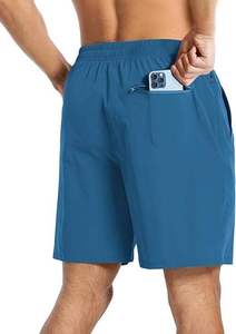 Pantalones Cortos Deportivos para Hombre de 7 Pulgadas, Estilo Urbano, Secado Rápido, Ligeros, para Gimnasio y Deportes, con Bolsillo, 100% Poliéster, Color Sólido - Product Image 2