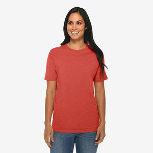 Camiseta de Cuello Redondo Amarilla para Mujer, 100% Algodón Jersey, Corte Regular, Manga Corta Informal, para Primavera y Verano - Product Image 4