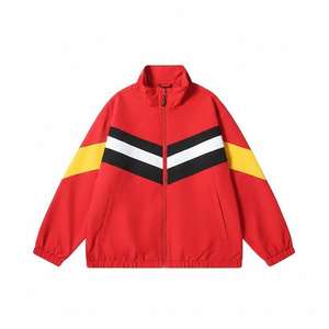 Nouvelle Veste Coupe-Vent Homme 2026 Coupe Ample Imperméable en Tissu 100% Polyester avec Coutures Fines et Design Assorti, Fermeture Éclair - Product Image 1