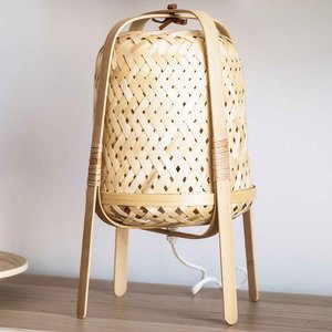 Stacking design bamboo <b>lamps</b> <b>wireless</b> table <b>lamp</b> accent desk light cheapest price home decor - Product Image 2