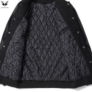 Trendy Men Varsity Jacket, Wool Body PU Leather Sleeves Streetwear Custom Logo Print Unique Style Outer Wear Varsity Jackets - Product Image 4