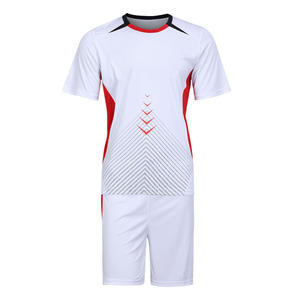 Maillot de football de haute qualité à prix abordable, avec logo frontal, manches courtes, séchage rapide, 100 % polyester, uniforme - Product Image 5