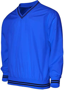 High Quality Mens Summer Polo Sports Windbreaker Solid Color Fitness Golf Windshirt Windproof Plus Size Athletic Mesh Lining - Product Image 4