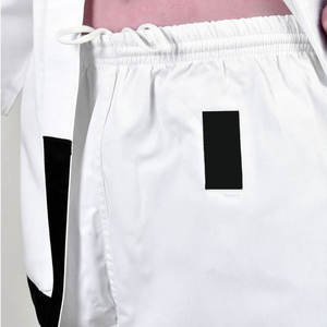 Uniforme Profesional de Taekwondo Transpirable, Dobok de Artes Marciales para Niños y Adultos, Traje de Karate para Entrenamiento y Sparring, Blanco con Cuello en V - Product Image 6