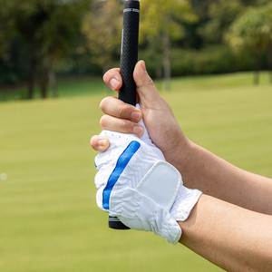 Gants de golf en cuir de cabretta de qualité supérieure, personnalisés, antidérapants, pour hommes, usage sportif, fermeture à boucle, haut de gamme, authentiques - Product Image 5