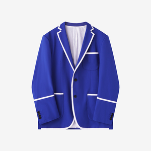 Blazer unisexe Zeta Blue Sorority Inc, logo brodé élégant et professionnel, fabricant et fournisseur OEM ODM sur mesure - Product Image 1