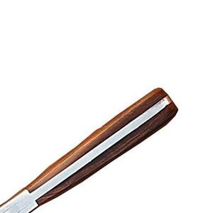 AQDAS INDUSTRY AI-R-555 Handmade Carbon Steel Chef <b>Knife</b> Wood Handle Vintage Style 10-11.9in Blade High-Polish Finish Made - Product Image 3