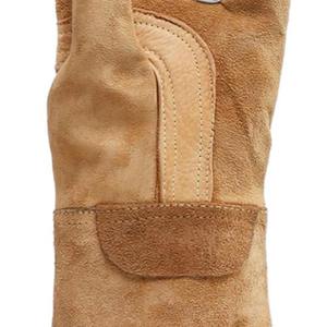 Guantes de Soldadura de Piel de Cabra de Primera Calidad, Dorso de Piel de Vacuno, Guantes de Soldadura TIG con Palma Reforzada, Pulgar e Índice - Product Image 4