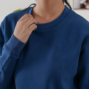 Custom Unisex Hooded Solid Tracksuit Set with Crewneck Sweatshirt and Sweatpants OEM Wholesale - Product Image 1