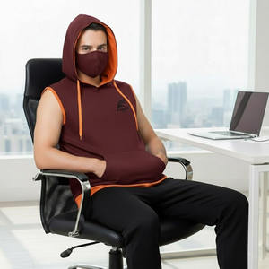 Sudadera con Capucha sin Mangas Personalizada al por Mayor de Alta Calidad para Hombre, con Estampado Multicolor, Talla XS, Básica, Mezcla de Algodón - Product Image 5