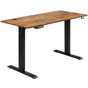 "Height Adjustable 55.1 X 23.6 in 3-Mode Electric Standing <b>Desk</b> Whole Piece Sturdy Metal Frame Max Capacity" - Product Image 1