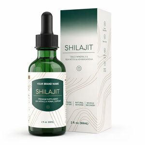 Suplemento Líquido de Shilajit del Himalaya Listo para Beber con Minerales Naturales Diseñado para el Apoyo Diario al Bienestar - Product Image 1
