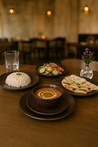 Modern Rustic Brown Dinner <b>Plate</b> Handcrafted Textured <b>Ceramic</b> Serving <b>Plate</b> Top Quality - Product Image 3