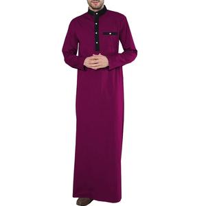 Robe longue pour homme, couleur blanche, marque privée, confortable et respirante, pour la mode islamique, Jubbah Thobes, à prix avantageux. - Product Image 4