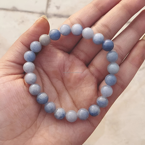 Fashion Jewelry Seawater Pearl Beaded Elastic Charm Bracelet Pink Unisex Luxury Gift 8mm - Product Image 3