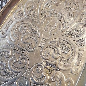 Multipurpose Brass <b>Storage</b> <b>Tray</b> for Dry Fruit Presentation and Sweets for Traditional Indian Festivals and Luxury Celebrations - Product Image 4