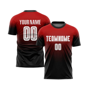 เสื้อฟุตบอลสโมสร ชุดกีฬาแบบกำหนดเอง น้ำหนักเบา ระบายอากาศได้ดี แห้งเร็ว ชุดทีมกีฬาสำหรับฝึกซ้อมและการแข่งขัน - Product Image 1