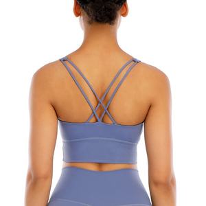 Soutiens-gorge de sport pour femmes haut court vêtements de sport gilet de fitness vêtements de sport avec sans hauts à armatures haut court pour femmes soutien-gorge sous-vêtements utilisation - Product Image 4