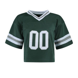 เสื้อยืดแขนสั้นคอวีสำหรับผู้หญิง ระบายเหงื่อ ป้องกันรังสียูวี เสื้อลำลอง เสื้อฟุตบอลกีฬา ปรับแต่งชื่อทีมได้ ขายส่ง - Product Image 5