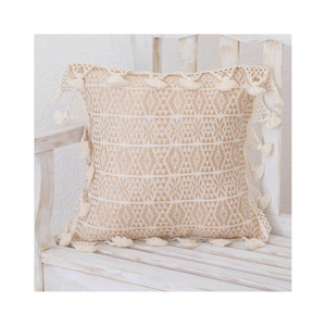 Golden Zari Floral 100% algodón bordado rústico llegada suave al tacto 16x16 pulgadas GOTS certificado Ideal para cojines al por mayor - Product Image 6