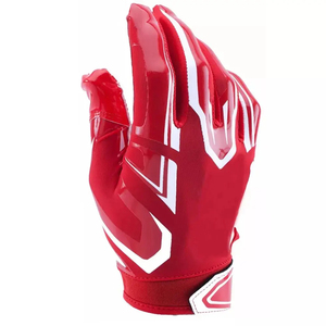 Custom Logo Summer American Football Gloves PU Material Buckle Closure Stretch Super <b>Sticky</b> Comfortable No Slip Design Fully - Product Image 1