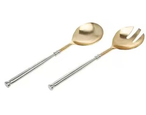 Juego de Cubiertos de Acero Inoxidable de Lujo para Servir Ensaladas, Frutas y Pasta - Product Image 2