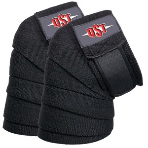 Bandes de genou respirantes unisexes pour la musculation et le powerlifting - Soutien compressif pour les genoux, bandes de genou sur mesure pour squats et soulevés de terre - Product Image 5