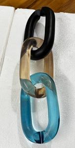 Chaîne décorative en résine de bonne qualité, nouvelle conception colorée, maillons de chaîne murale en résine disponibles dans toutes les tailles et toutes les couleurs. - Product Image 3
