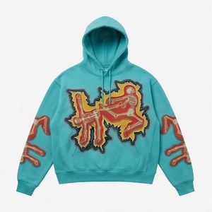 Sudadera Holgada con Capucha para Parejas, Cómoda y Ligera, de Algodón Lavado con Ácido, Personalizada con Color a Medida - Product Image 1