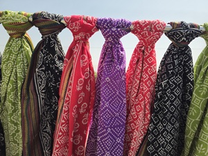 Paréo de plage en coton 100 % imprimé au bloc Dabu, fait main, bandeau, 1 pièce, écologique, pour enterrement de vie de jeune fille, vente en gros - Product Image 5