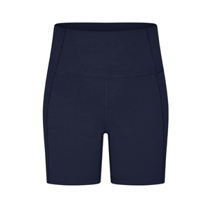 Shorts de cycliste pour femmes en gros, taille haute, sans couture, effet froncé aux fesses, pour l'été, la gym, le fitness, le yoga et la course à pied - Product Image 2
