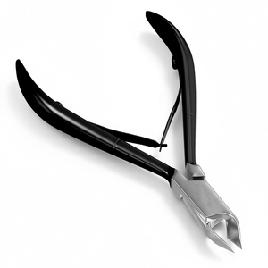 ที่ตัดหนังกำพร้าสแตนเลสสีดำด้านแบบมืออาชีพ, เครื่องมือกำจัดหนังกำพร้าแบบ Ergonomic สำหรับร้านเสริมสวย, อุปกรณ์ทำเล็บมือและเล็บเท้าระดับมืออาชีพ - Product Image 1