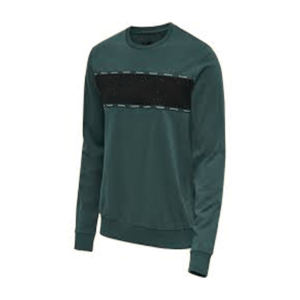 เสื้อสเวตเชิ้ตคอกลมสีเขียวมะกอกสำหรับผู้ชาย ทรงปกติ ผ้าฝ้ายถัก สวมใส่สบายๆ ในฤดูใบไม้ร่วง สไตล์ทันสมัย - Product Image 6