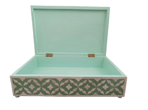 Premium Handmade Bone Inlay Decorative <b>Trinket</b> <b>Box</b> Luxury Wooden Jewelry Organizer for Modern Interior Decoration - Product Image 2
