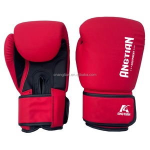 โรงงานอังเทียน ผลิตถุงมือชกมวยแบบมืออาชีพ สายรัดเวลโครหรือเชือกผูกเองได้ ถุงมือฝึกซ้อม MMA มวยไทย - Product Image 2
