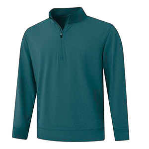 Sweat-shirt à capuche zippé pour homme, en tricot écologique, à manches longues, col montant, tissu respirant, personnalisable - Product Image 5