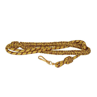 Cordon d'épaule tressé cérémoniel, cordon de sifflet multifonctionnel couleur personnalisée pour uniformes