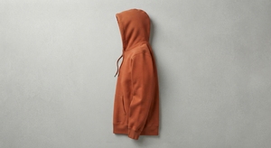 Sudadera con Capucha para Hombre, Color Naranja, Tejido Grueso, Impresión Digital, Estilo Casual, Corte Regular, Bolsillo Frontal, Ropa de Invierno - Product Image 2