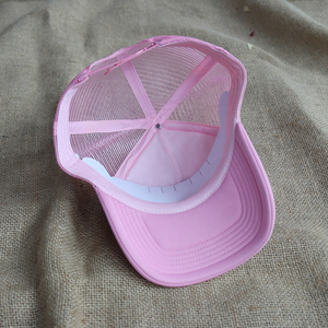 Gorra Trucker de Malla de 5 Paneles con Visera Curva de Alta Calidad, Gorras Trucker de Espuma con Logotipo Bordado Personalizado para Mujer, ALTA CALIDAD - Product Image 4