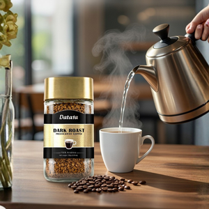 Café Instantáneo 100% Puro OEM/ODM, Frasco de 100g, Tueste Oscuro, Café Liofilizado 100% Arábica, Marca Privada - Product Image 3