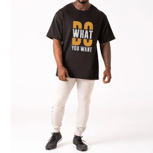 Camisetas lisas para hombre con estampado puff, camisetas gráficas personalizadas en blanco, camiseta de algodón con estampado puff para hombre - Product Image 3