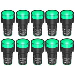 Lámpara indicadora LED verde de 120V con ahorro de energía para armarios eléctricos - Product Image 1