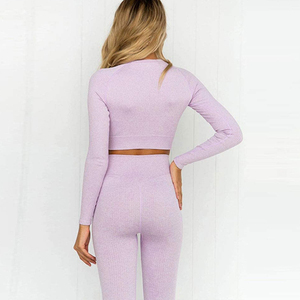 Conjunto de Yoga al por Mayor, Nuevo Diseño, de Alta Calidad, Secado Rápido y Transpirable para Mujer - Product Image 3