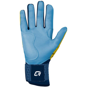Gants de frappe de baseball personnalisés en cuir Cabretta (paume) et cuir de vachette (dorsal) – Performance athlétique – Fournisseur – Prix usine – Équipement de baseball - Product Image 5