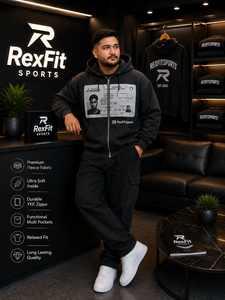 เสื้อฮู้ดซิปพรีเมียมลายกราฟิกใหม่ปี 2026 สไตล์ลำลองสตรีทแวร์ แจ็คเก็ตแบบสวมหัว สกรีนโลโก้ได้ ขายส่ง - Product Image 5