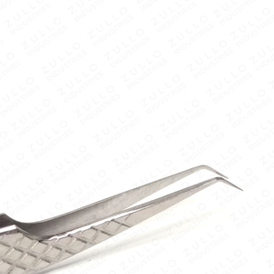 Private Label Stainless Steel Eyelash Extension Tweezers Diamond Grip Precision Lash Tweezers Custom Beauty <b>Tool</b> for Ladies - Product Image 3