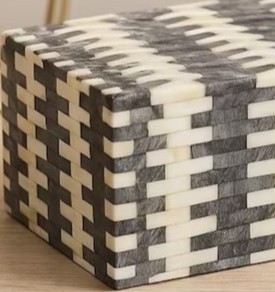 Nueva llegada: Caja de joyería india hecha a mano con incrustaciones de hueso, nuevo diseño, color y tamaño personalizables - Product Image 2