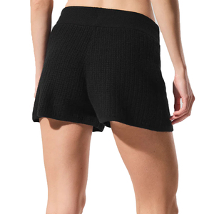Custom Cashmere Summer Daze Full Zip Hoodie & Shorts <b>Set</b> Women Summer Loungewear OEM Private Label <b>Knit</b> <b>Set</b> Supplier - Product Image 6